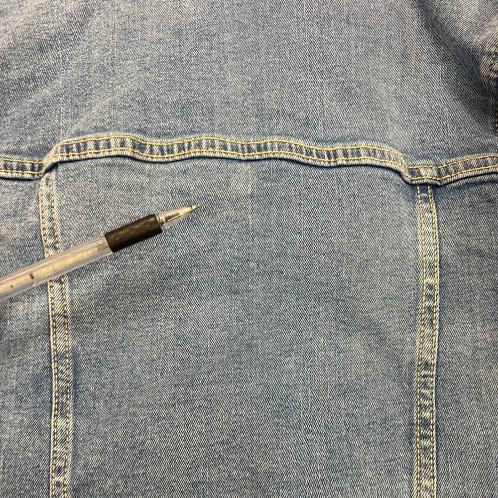 Old Navy Girls Denim Trucker Jacket Blue Medium Wash Youth Large 10-12